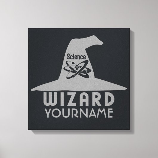 Aangepaste canvasafdruk wetenschappelijke wizard canvas afdruk (Voorkant)