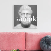Aangepaste canvasprint | Voeg hier uw eigen afbeel Canvas Afdruk (Insitu (Woonkamer))