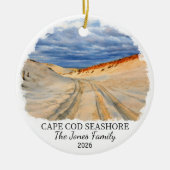 Aangepaste Cape Cod National Seashore, Massachuset Keramisch Ornament (Voorkant)