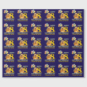 Aangepaste Capybara GELUKKIGE CAPYBRUH DAG 8e Verj Cadeaupapier (Vlak)
