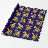 Aangepaste Capybara GELUKKIGE CAPYBRUH DAG 8e Verj Cadeaupapier (Uitgerold)