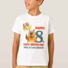 Aangepaste Capybara GELUKKIGE CAPYBRUH DAG 8e Verj