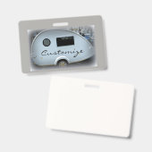 Aangepaste caravan traandrop camper  badge (Voor- en achterkant)