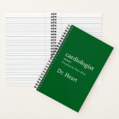 Aangepaste cardioloog grappig houden van de beat l notitieboek (Binnen)