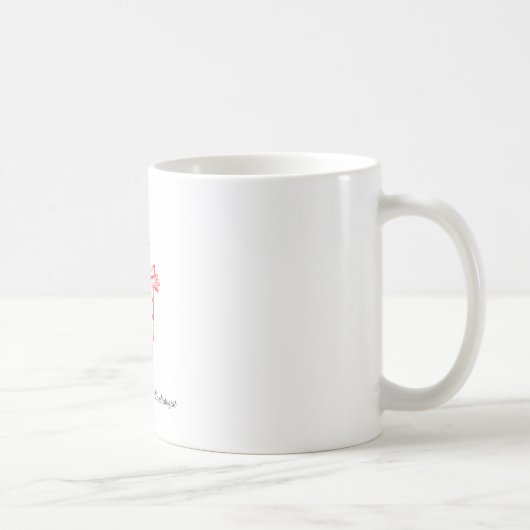 Aangepaste cardioloog hartanatomiekunst koffiemok (Rechts)