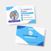 Aangepaste Cardioloog ID Badges Gepersonaliseerd (Voor- en achterkant)
