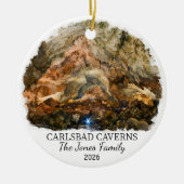 Aangepaste Carlsbad Caverns National Park, New Mex Keramisch Ornament (Voorkant)