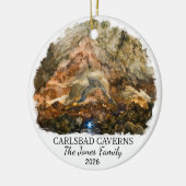 Aangepaste Carlsbad Caverns National Park, New Mex Keramisch Ornament (Links)
