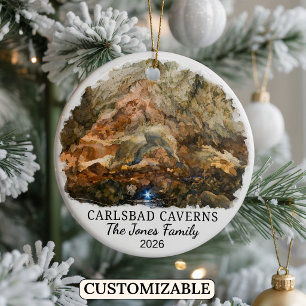 Aangepaste Carlsbad Caverns National Park, New Mex Keramisch Ornament