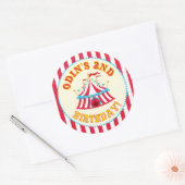 Aangepaste carnaval Sticker met aangepaste naam Co (Envelop)