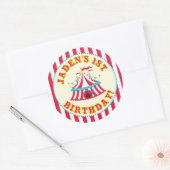Aangepaste carnaval Sticker met aangepaste naam Ja (Envelop)