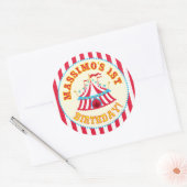 Aangepaste carnaval Sticker met aangepaste naam Ma (Envelop)