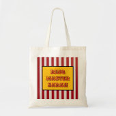 aangepaste Carnaval Streep ringmeester FunFair cir Tote Bag (Voorkant)