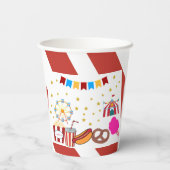 Aangepaste Carnaval Verjaardagsfeest Papieren Bekers (Achterkant)