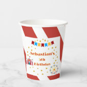 Aangepaste Carnaval Verjaardagsfeest Papieren Bekers (Voorkant)