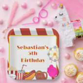 Aangepaste Carnaval Verjaardagsfeest Papieren Bordje (Feest)