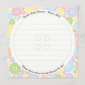 Aangepaste carol | Kute als Button | Advice-Kaart Advieskaart (Voorkant)