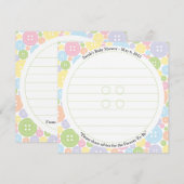 Aangepaste carol | Kute als Button | Advice-Kaart Advieskaart (Voorkant / Achterkant)