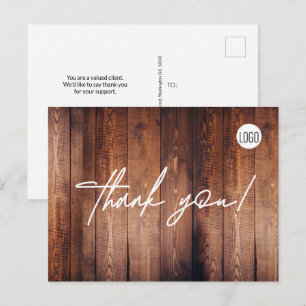 Aangepaste carrosseriebouw Logo Briefkaart