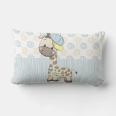 Aangepaste Cartoon Baby Giraffe Accent Pillow Kussen (Achterkant)