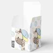 Aangepaste Cartoon Baby Giraffe Bedankdoosjes (Geopend)