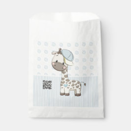 Aangepaste Cartoon Baby Giraffe Bedankzakje