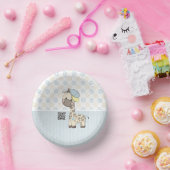 Aangepaste Cartoon Baby Giraffe Papier Bowl Papieren Kommen (Feest)