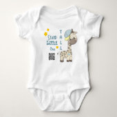 Aangepaste Cartoon Baby Giraffe Romper (Voorkant)