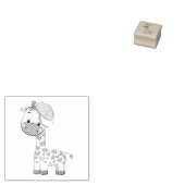 Aangepaste Cartoon Baby Giraffe Rubberstempel (Gestempeld)