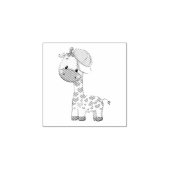 Aangepaste Cartoon Baby Giraffe Rubberstempel (Afrduk)