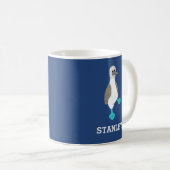 Aangepaste Cartoon blauw-gepoot Booby Bird Koffiemok (Voorkant rechts)