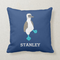 Aangepaste Cartoon blauw-gepoot Booby Bird