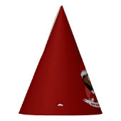 Aangepaste cartoon kerstmeisje feesthoedjes (Links)