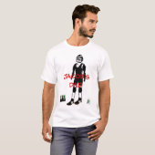 Aangepaste Cartoon pap T-shirt (Voorkant volledig)