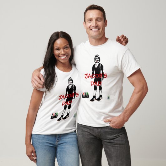 Aangepaste Cartoon pap T-shirt (Unisex)