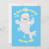 Aangepaste cartoon verjaardag van een liefte witte kaart (Achterkant)