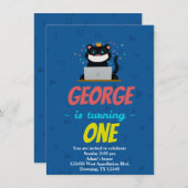 Aangepaste Cartoon voor Kind Black Panther Mask Kaart (Voorkant / Achterkant)