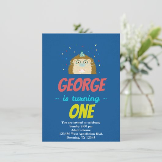 Aangepaste Cartoon voor kinderen met een stekker u Kaart (Staand voorkant)