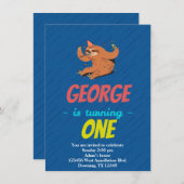 Aangepaste Cartoon voor kindsleuven Kaart (Voorkant / Achterkant)