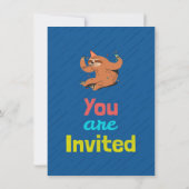 Aangepaste Cartoon voor kindsleuven Kaart (Achterkant)