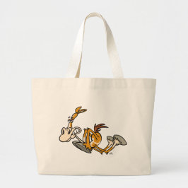 Aangepaste cartoon voor paardenkracht grote tote bag