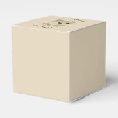 Aangepaste Cartoon voor tekstgeluid Teddy Bear Bedankdoosjes (Voorkant Zijde)