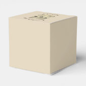 Aangepaste Cartoon voor tekstgeluid Teddy Bear Bedankdoosjes (Achterkant)