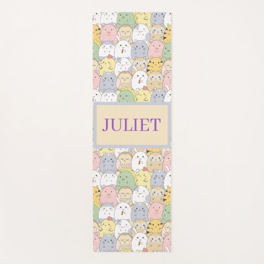 Aangepaste Cartoons Yogamat (Voorkant)