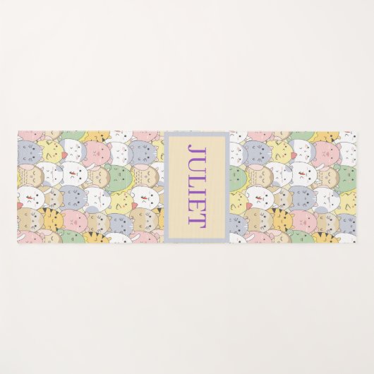 Aangepaste Cartoons Yogamat (Voorkant (horizontaal))