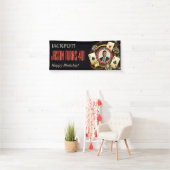 Aangepaste Casino Feest Banner, Vegas Feest Foto Spandoek (Insitu)