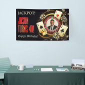 Aangepaste Casino Feest Banner, Vegas Feest Foto Spandoek (Beurs)