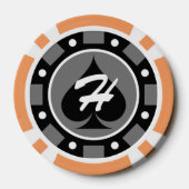 Aangepaste casino poker chip golf bal markers (Achterkant)