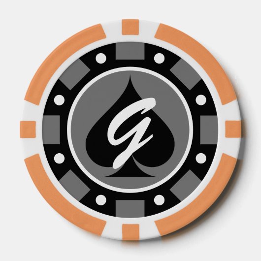 Aangepaste casino poker chip golf bal markers (Voorkant)