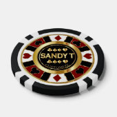 Aangepaste Casino Poker Chip Las Vegas - Rood / Go (Enkel)
